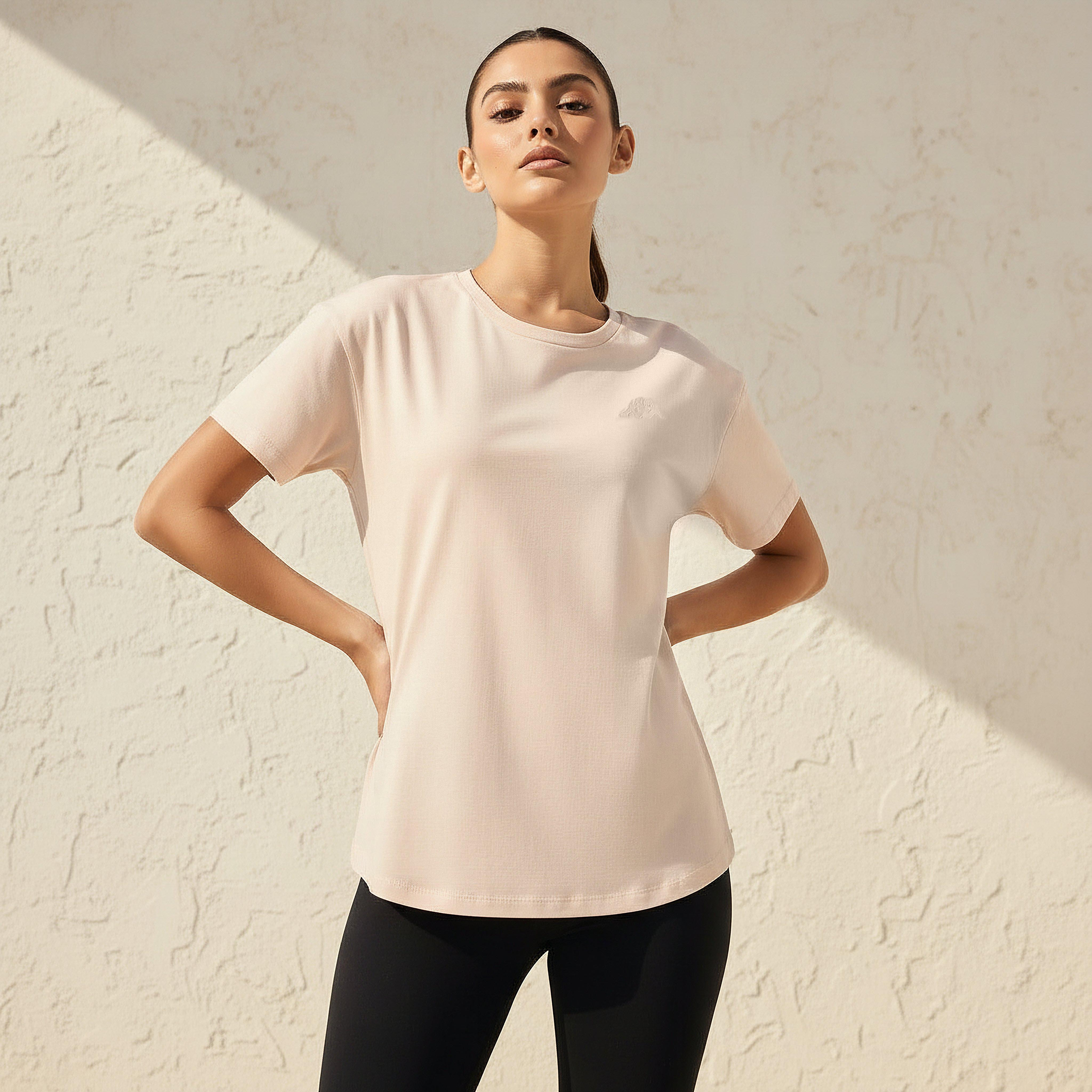 Kappa Women 2-Way Stretch T-shirt-women-clothing-tshirts-image-1