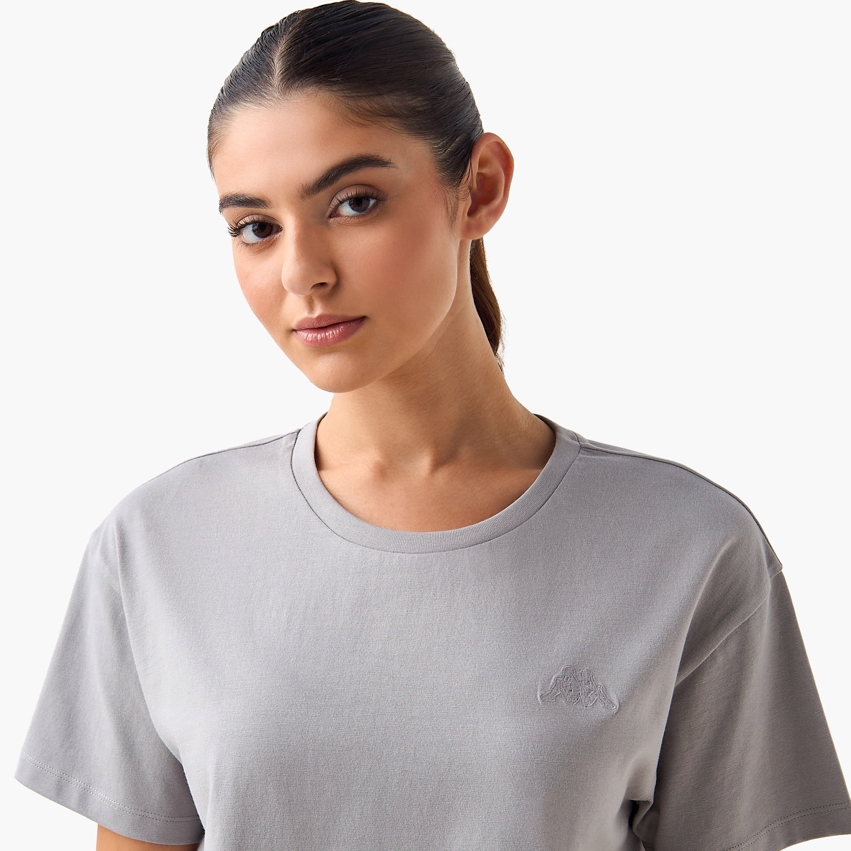 Kappa Women Logo Embroidered T-shirt-women-clothing-tshirts-image-6