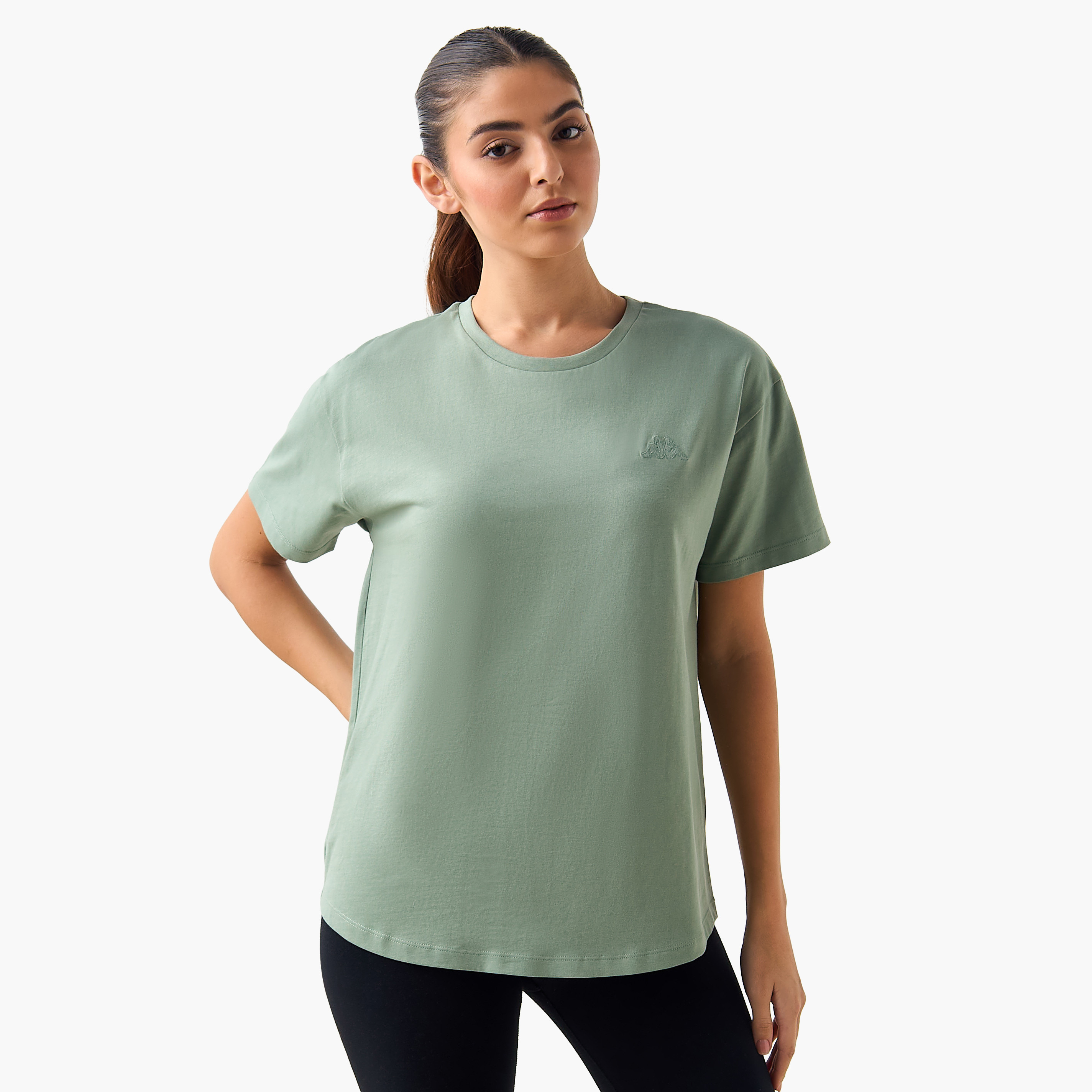 Kappa Women 2-Way Stretch T-shirt-women-clothing-tshirts-image-3