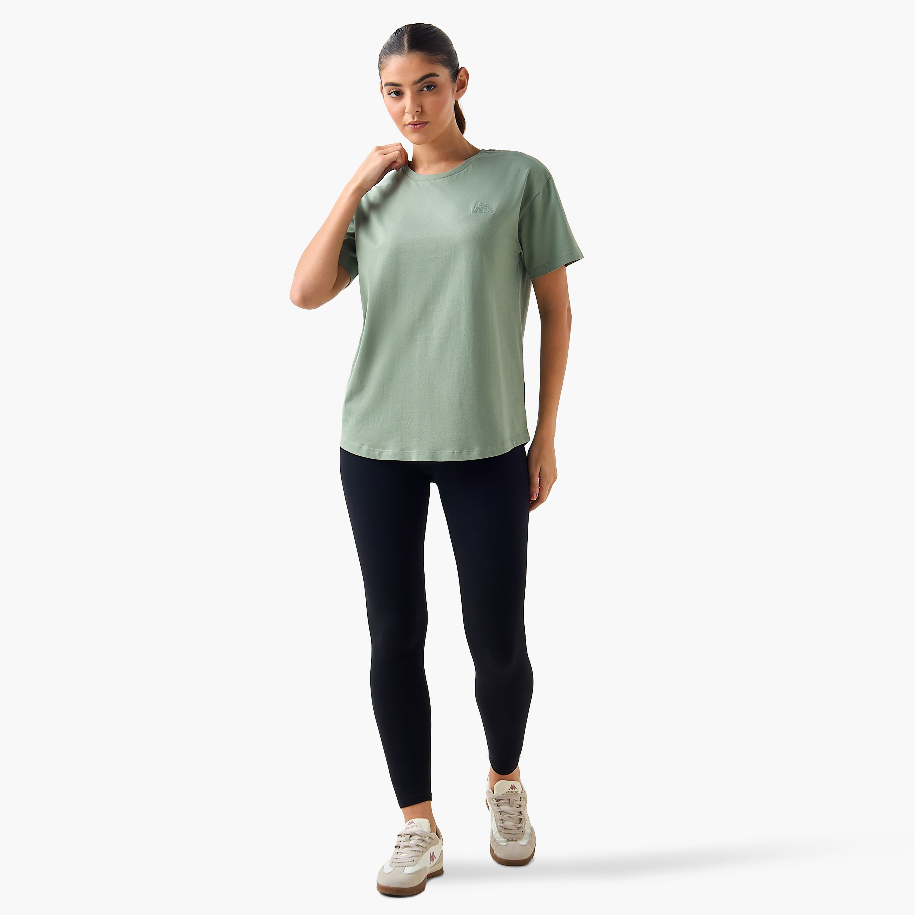 Kappa Women 2-Way Stretch T-shirt-women-clothing-tshirts-image-4