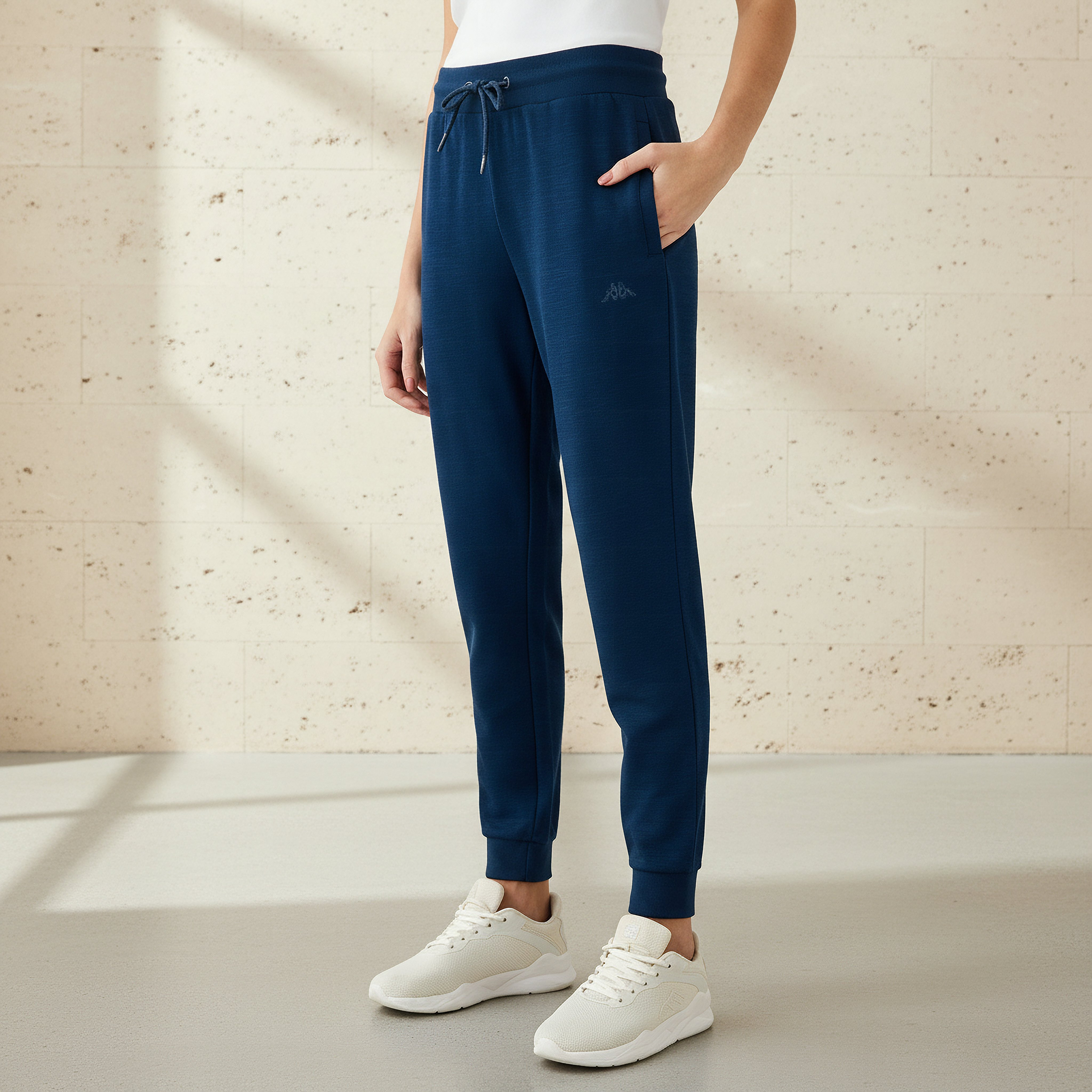 Kappa Women Drawstring Waist Joggers-women-clothing-bottoms-joggers-image-1