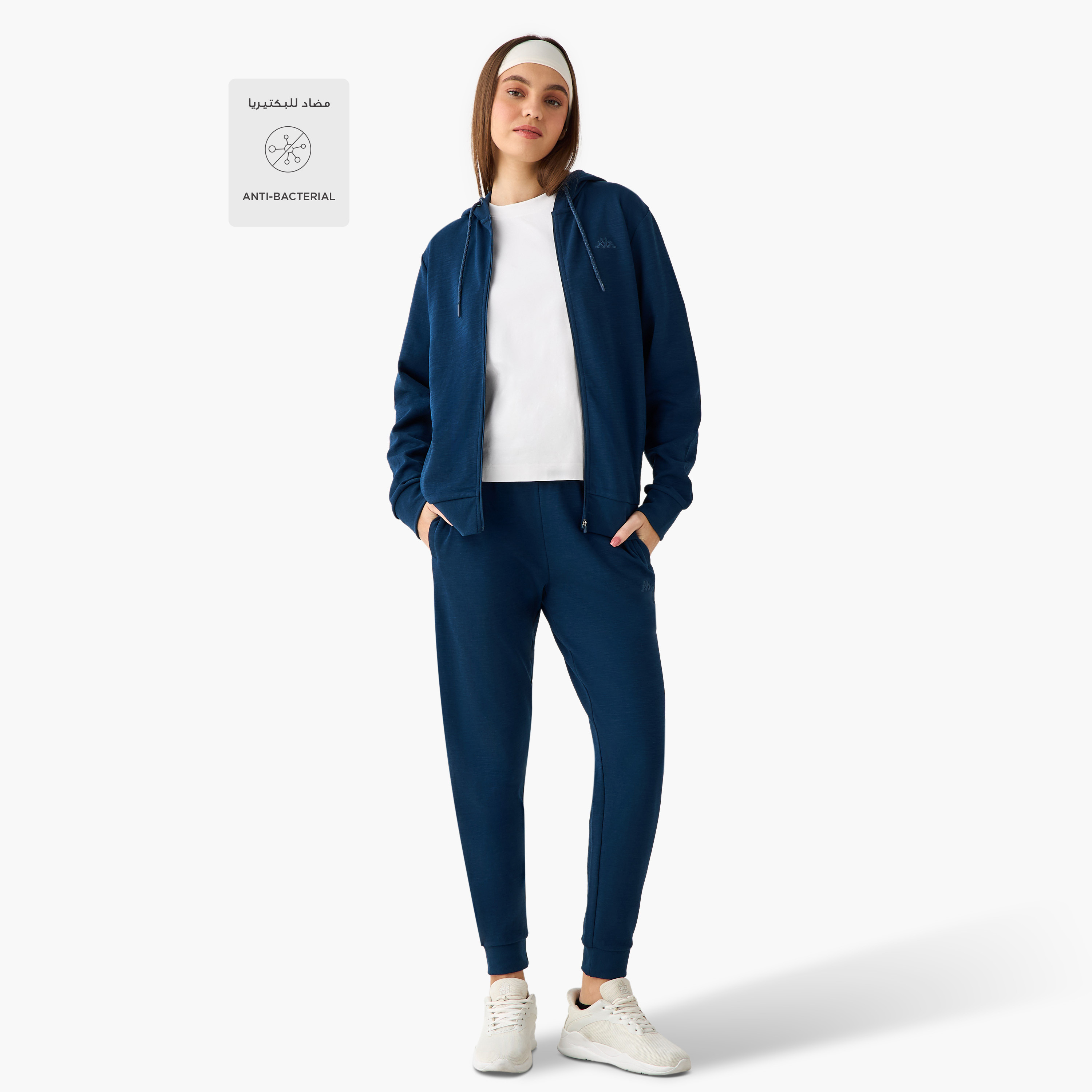 Kappa Women Drawstring Waist Joggers-women-clothing-bottoms-joggers-image-2