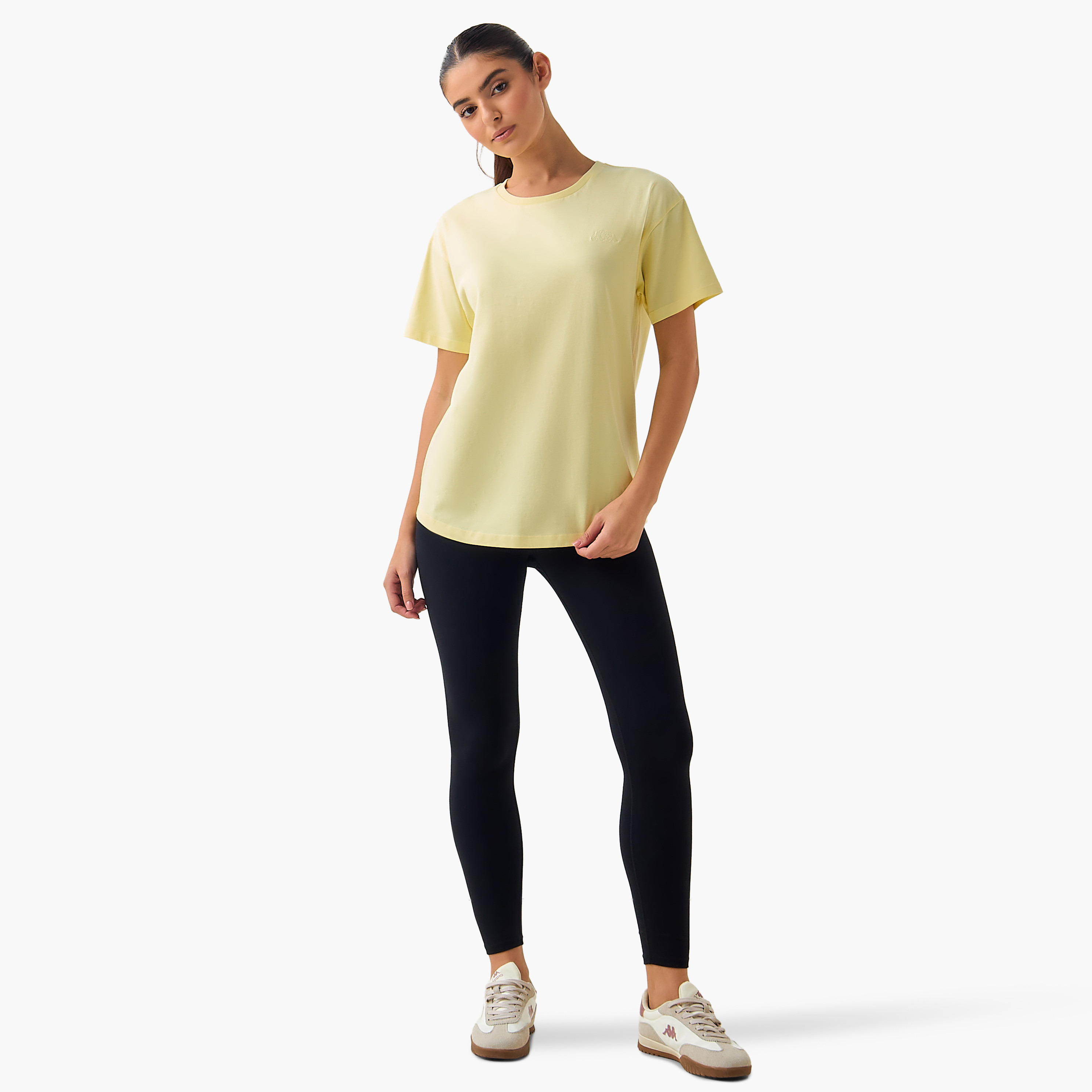 Kappa Women Logo Embroidered T-shirt-women-clothing-tshirts-image-5