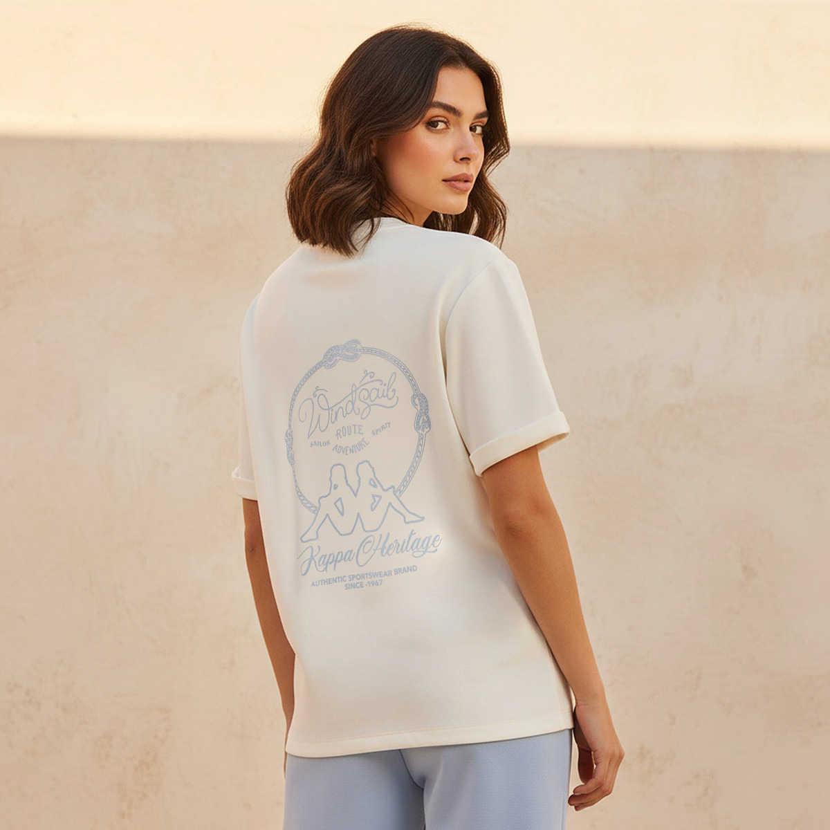 Kappa 2 Way Stretch Printed T-shirt-women-clothing-tshirts-image-4