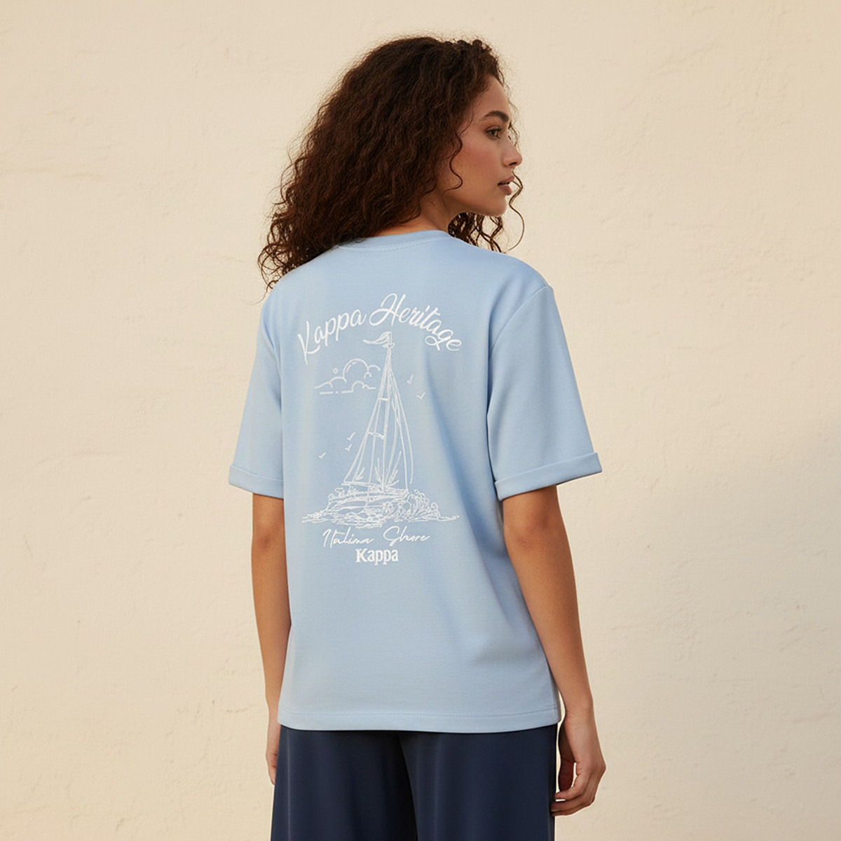 Kappa 2 Way Stretch Printed T-shirt-women-clothing-tshirts-image-4
