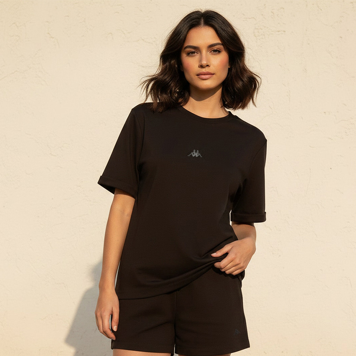 تيشيرت بطبعات قابل للتمدد في اتجاهين من كابا-women-clothing-tshirts-image-1