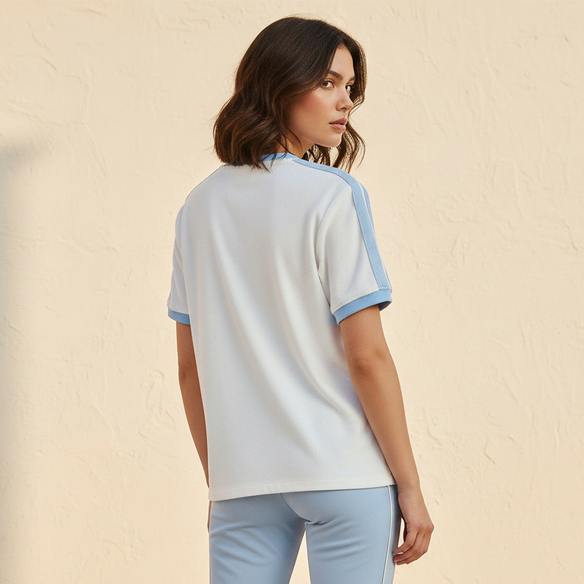 Kappa Logo Embroidered T-shirt-sports-women-clothing-tshirtsandvests-image-4
