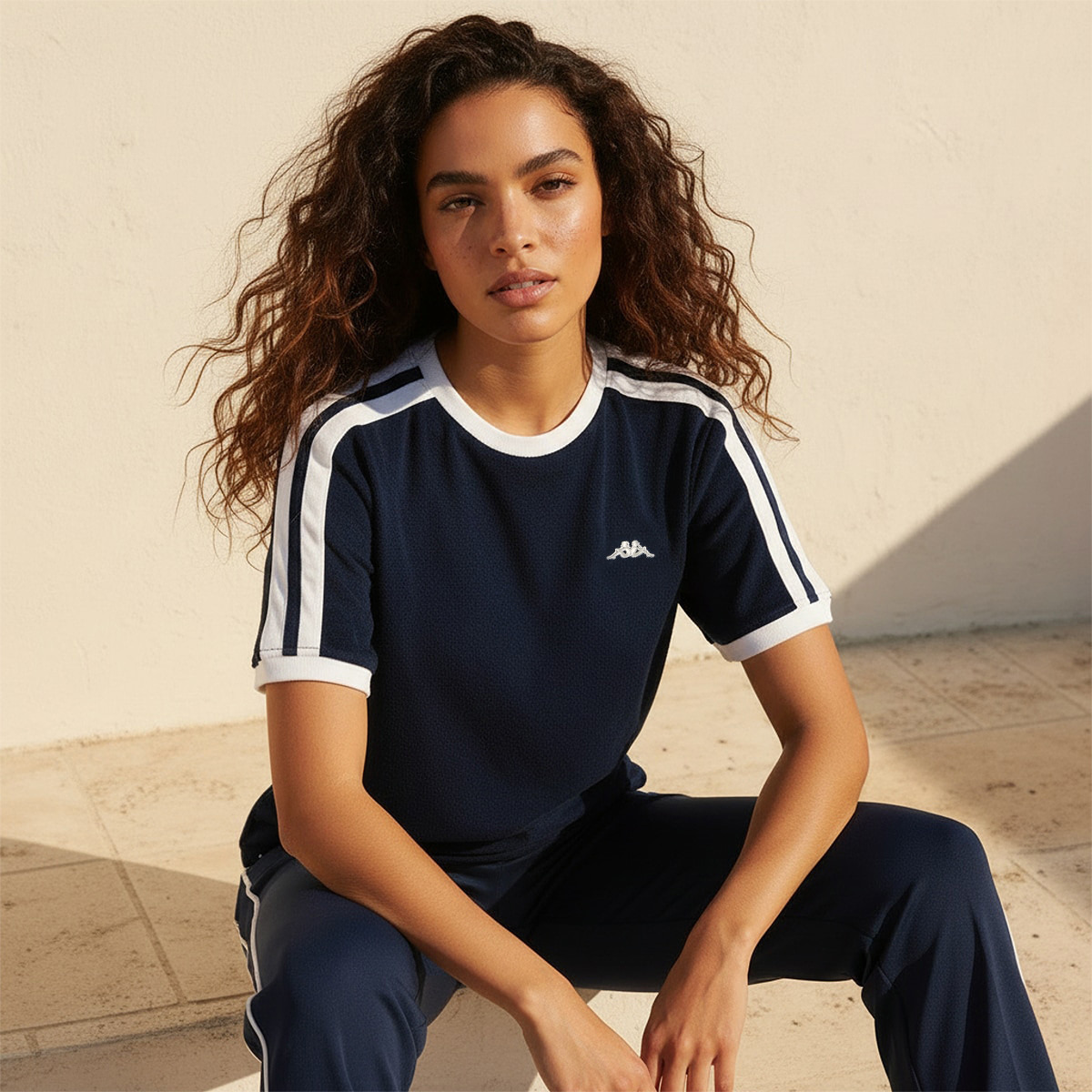 Kappa Logo Embroidered T-shirt-sports-women-clothing-tshirtsandvests-image-11
