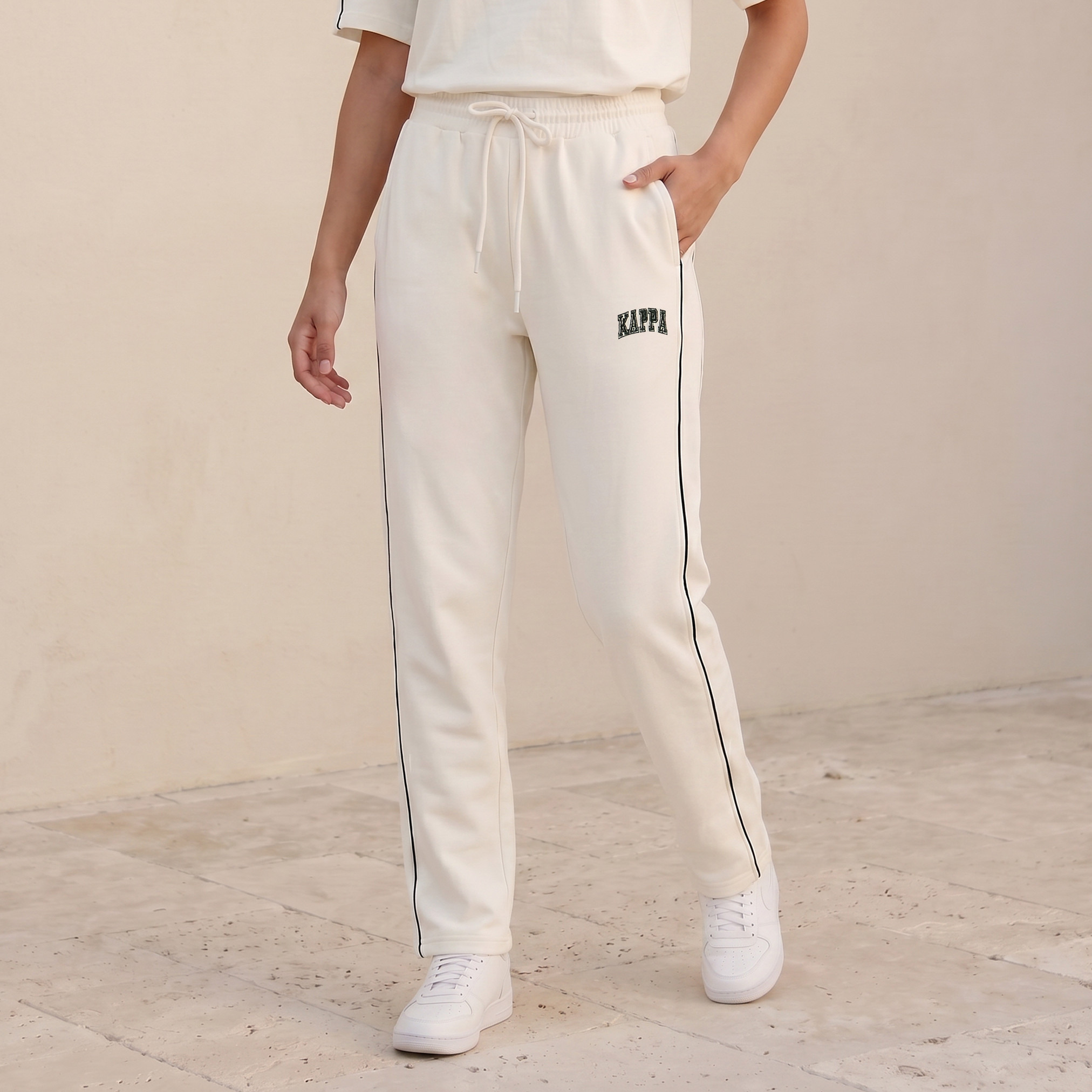Kappa Tipping Detail 2 Way Stretch Joggers-women-clothing-bottoms-joggers-image-1