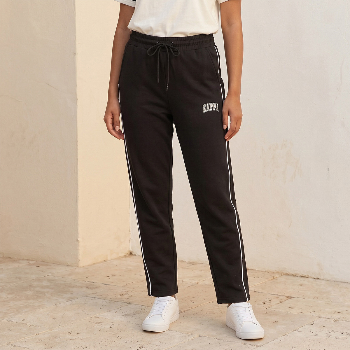 Kappa Tipping Detail 2 Way Stretch Joggers-women-clothing-bottoms-joggers-image-1