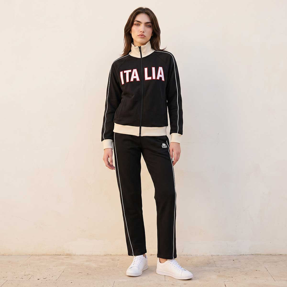 Kappa Zip Through Embroidered Jacket-sports-women-clothing-coatsandjackets-jackets-image-3