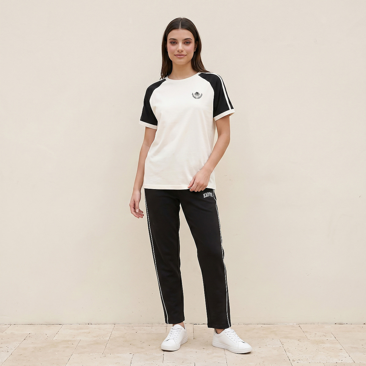تيشيرت بأكمام مغايرة من كابا-sports-women-clothing-tshirtsandvests-image-3
