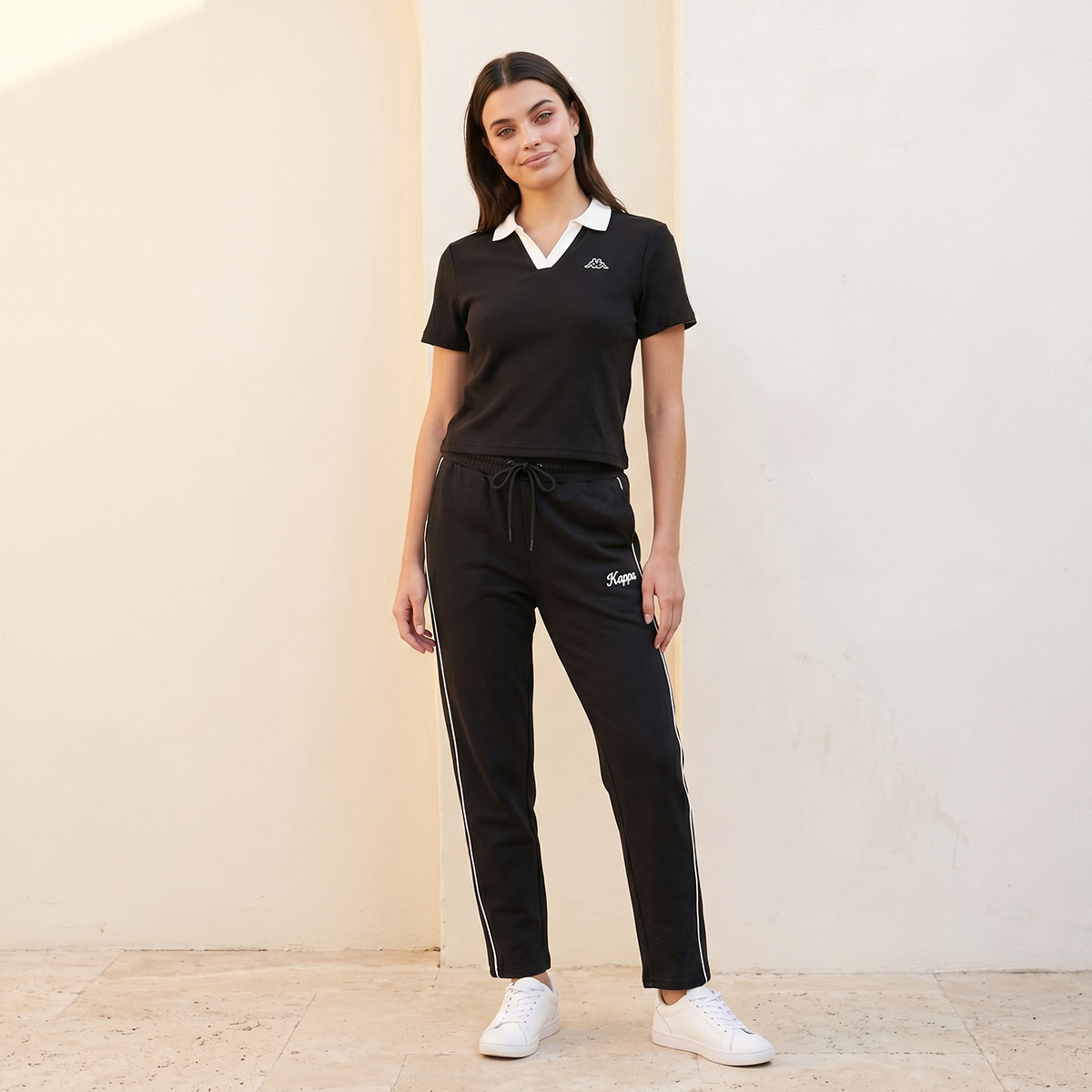 تيشيرت بولو بياقة جوني ومرونة عالية من كابا-sports-women-clothing-tshirtsandvests-image-3