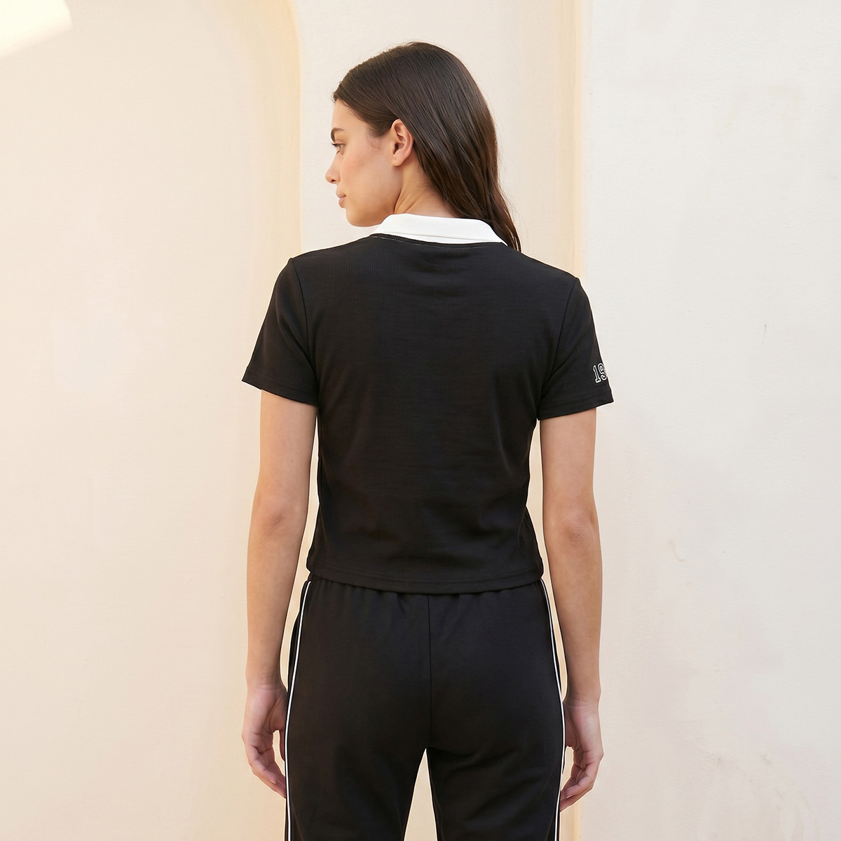 تيشيرت بولو بياقة جوني ومرونة عالية من كابا-sports-women-clothing-tshirtsandvests-image-4