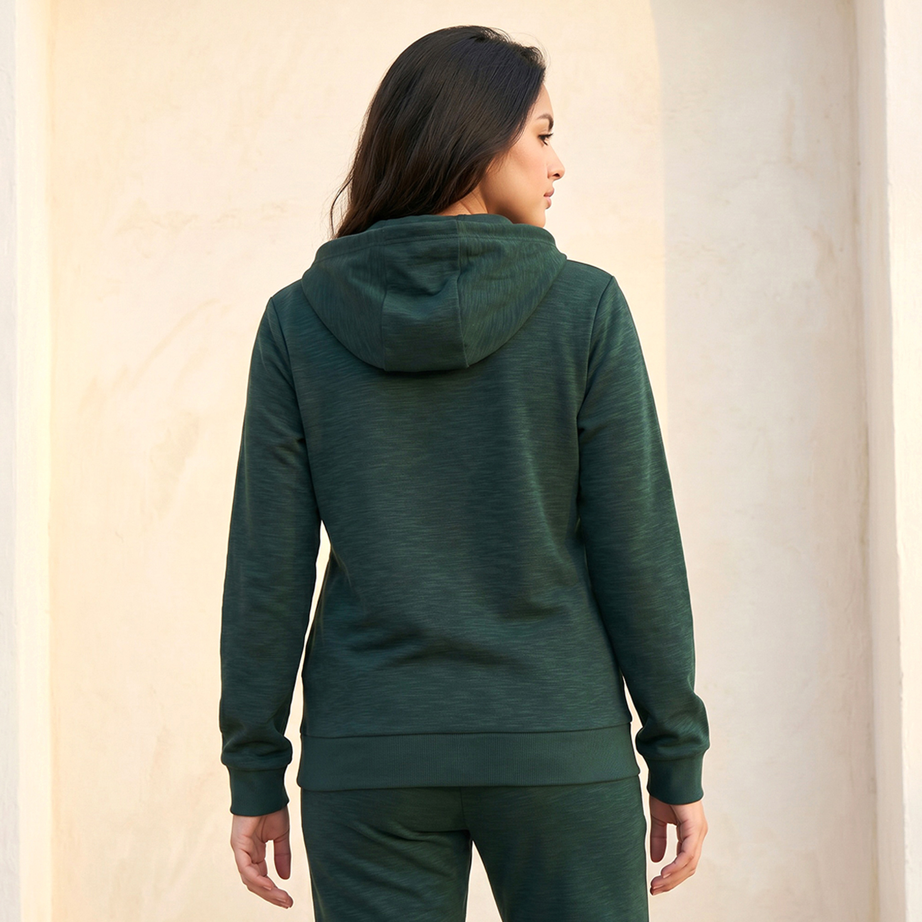 Kappa Logo Design Zip Through Hoodie-women-clothing-hoodiesandsweatshirts-hoodies-image-4