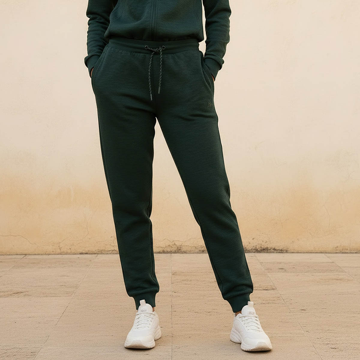 Kappa Women Drawstring Waist Joggers-women-clothing-bottoms-joggers-image-1