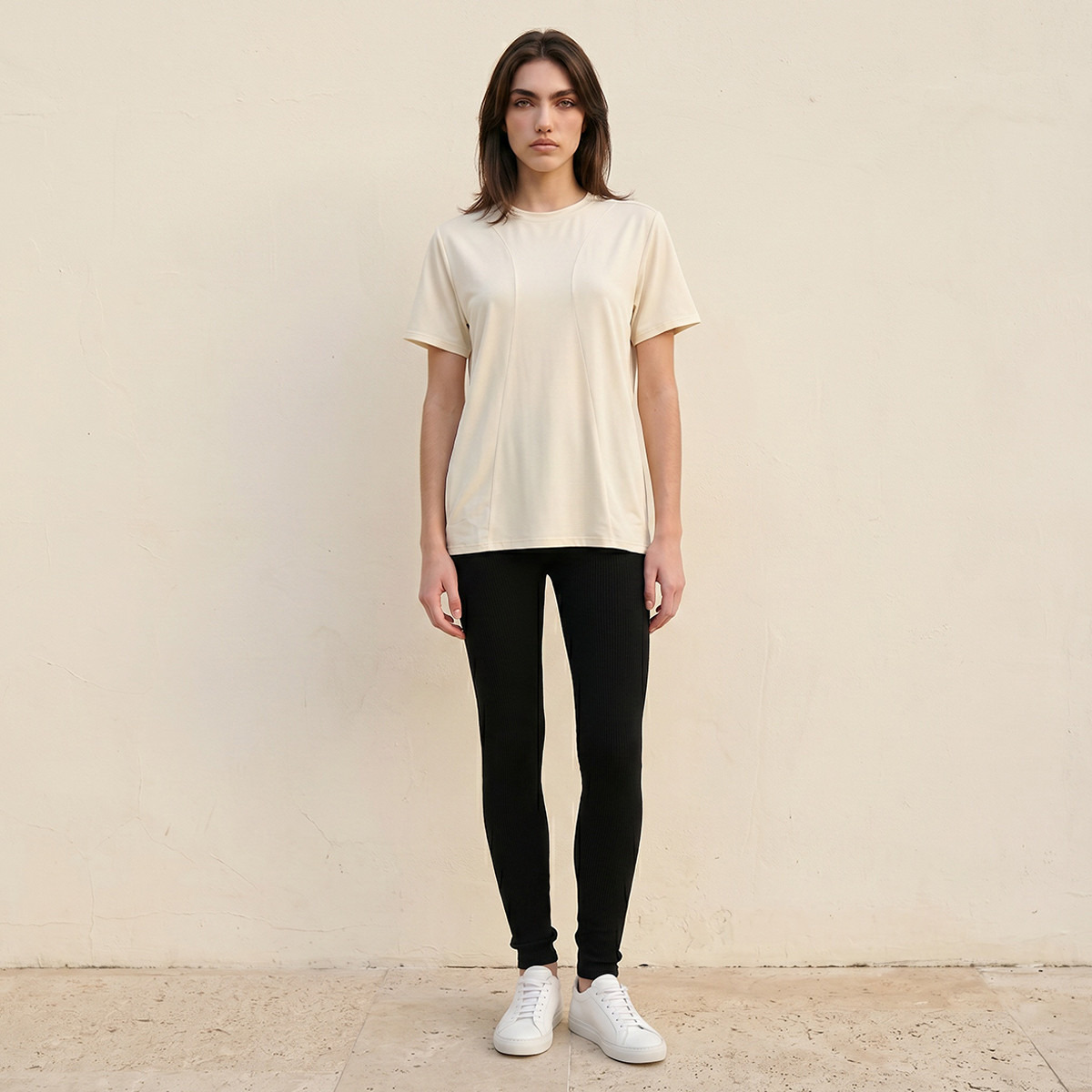 Kappa Panelled T-shirt-sports-women-clothing-tshirtsandvests-image-3