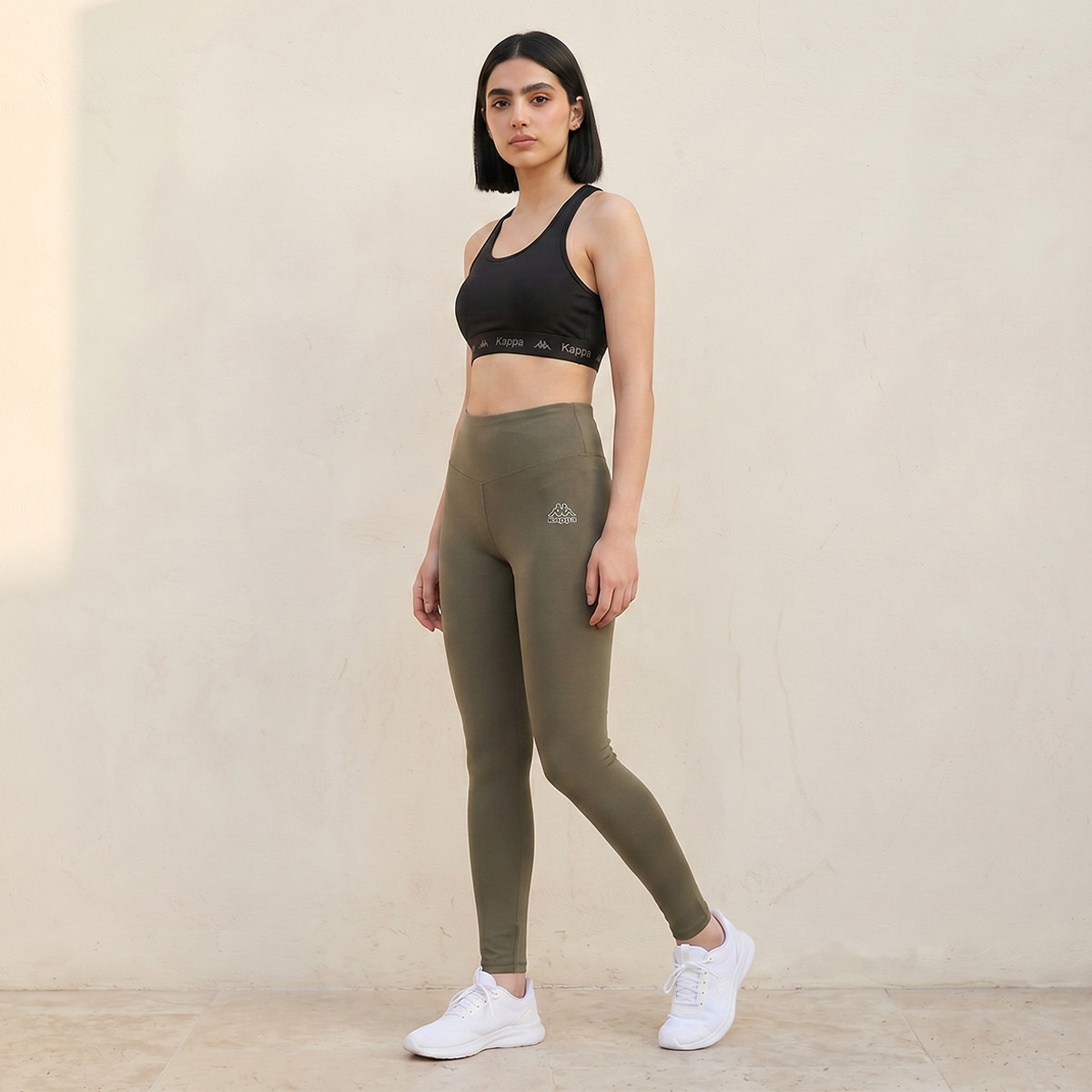 Kappa  Logo Print Leggings-women-clothing-sportswearandactivewear-bottoms-leggings-image-3