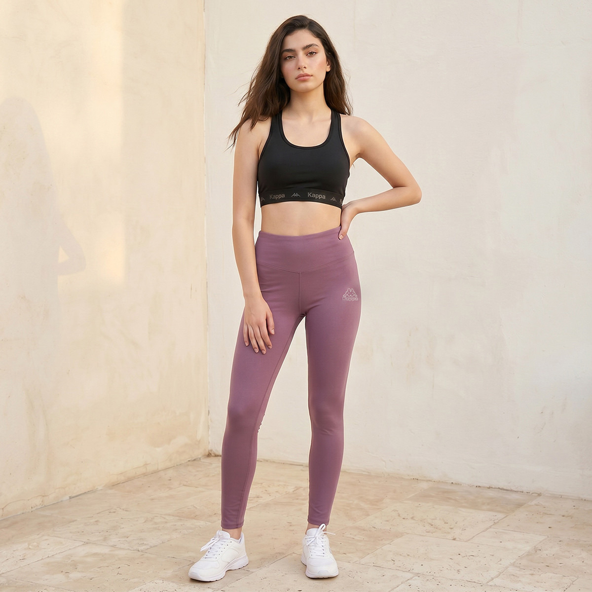 Kappa  Logo Print Leggings-women-clothing-sportswearandactivewear-bottoms-leggings-image-3