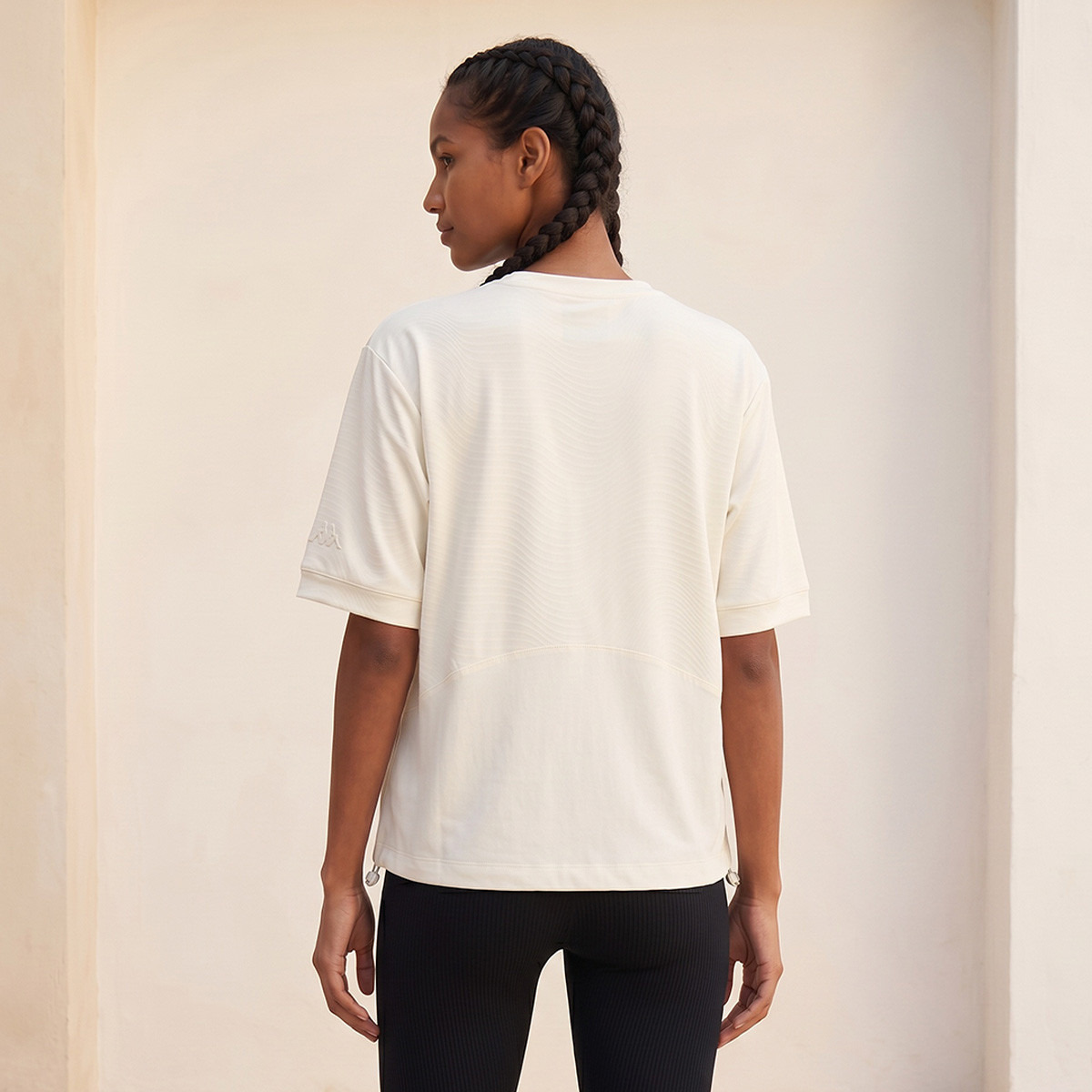 Kappa Textured 4-Way Stretch T-shirt-women-clothing-tshirts-image-4