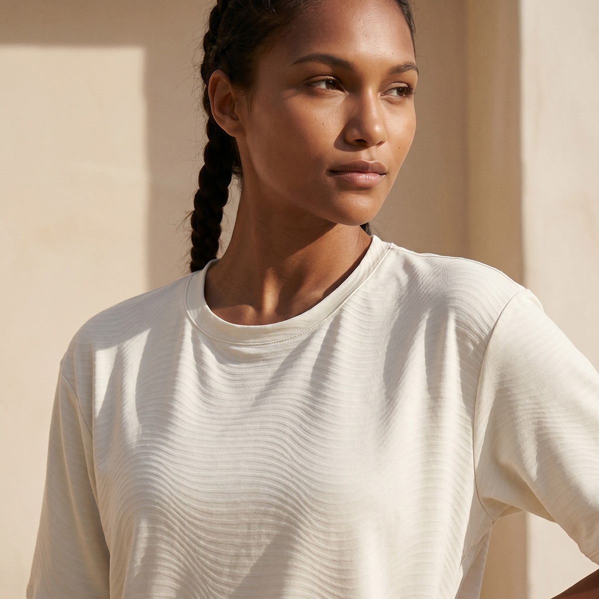 Kappa Textured 4-Way Stretch T-shirt-women-clothing-tshirts-image-8