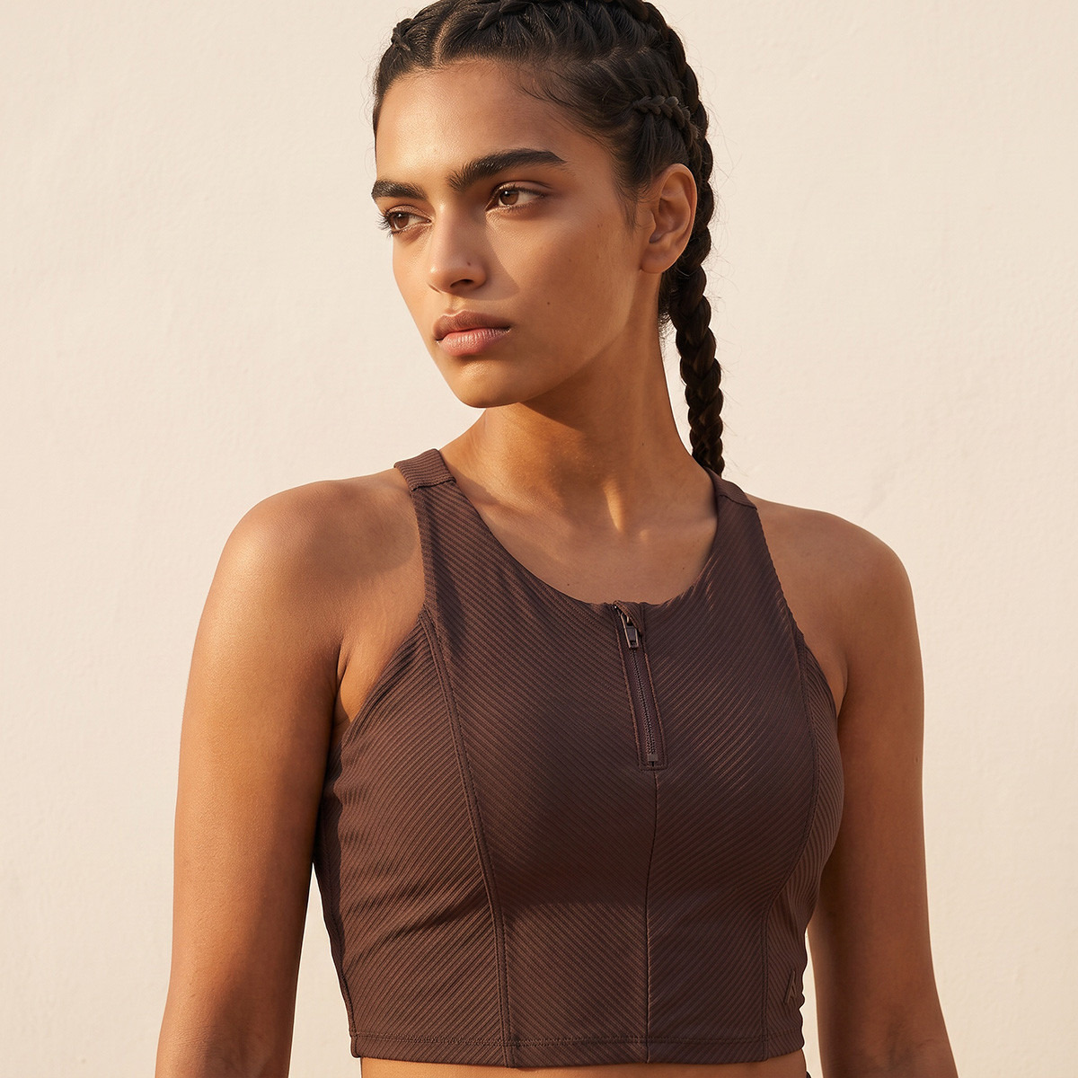 صدرية رياضية مضلعة من كابا-women-clothing-sportswearandactivewear-sportsbras-image-4