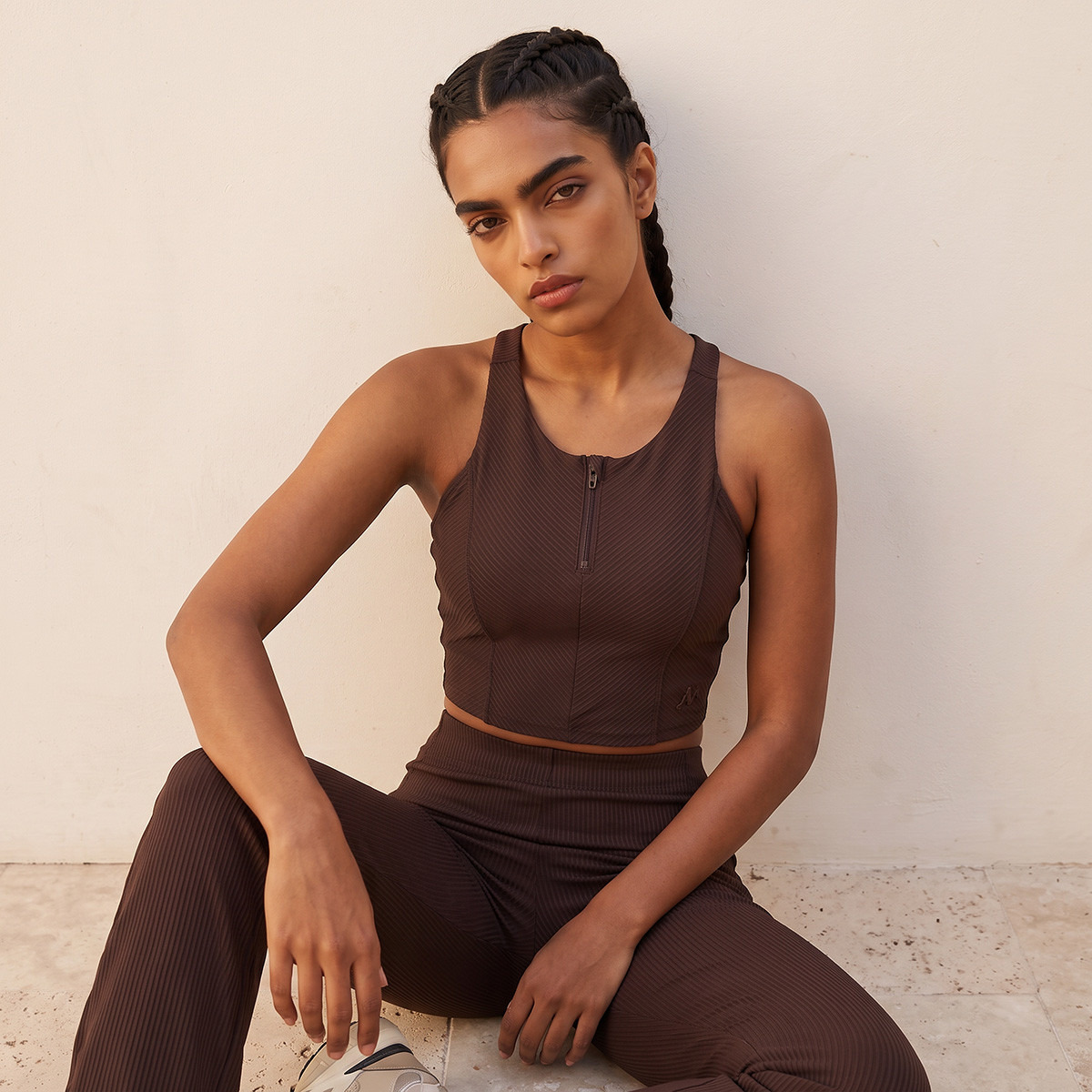 صدرية رياضية مضلعة من كابا-women-clothing-sportswearandactivewear-sportsbras-image-6