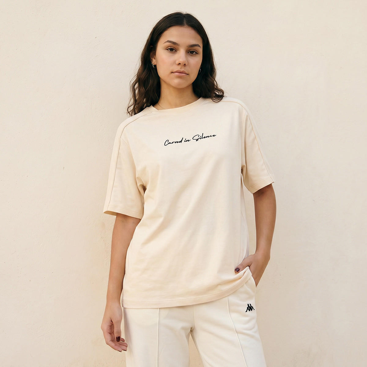 تيشيرت بطبعات قابل للتمدد في اتجاهين من كابا-sports-women-clothing-tshirtsandvests-image-5