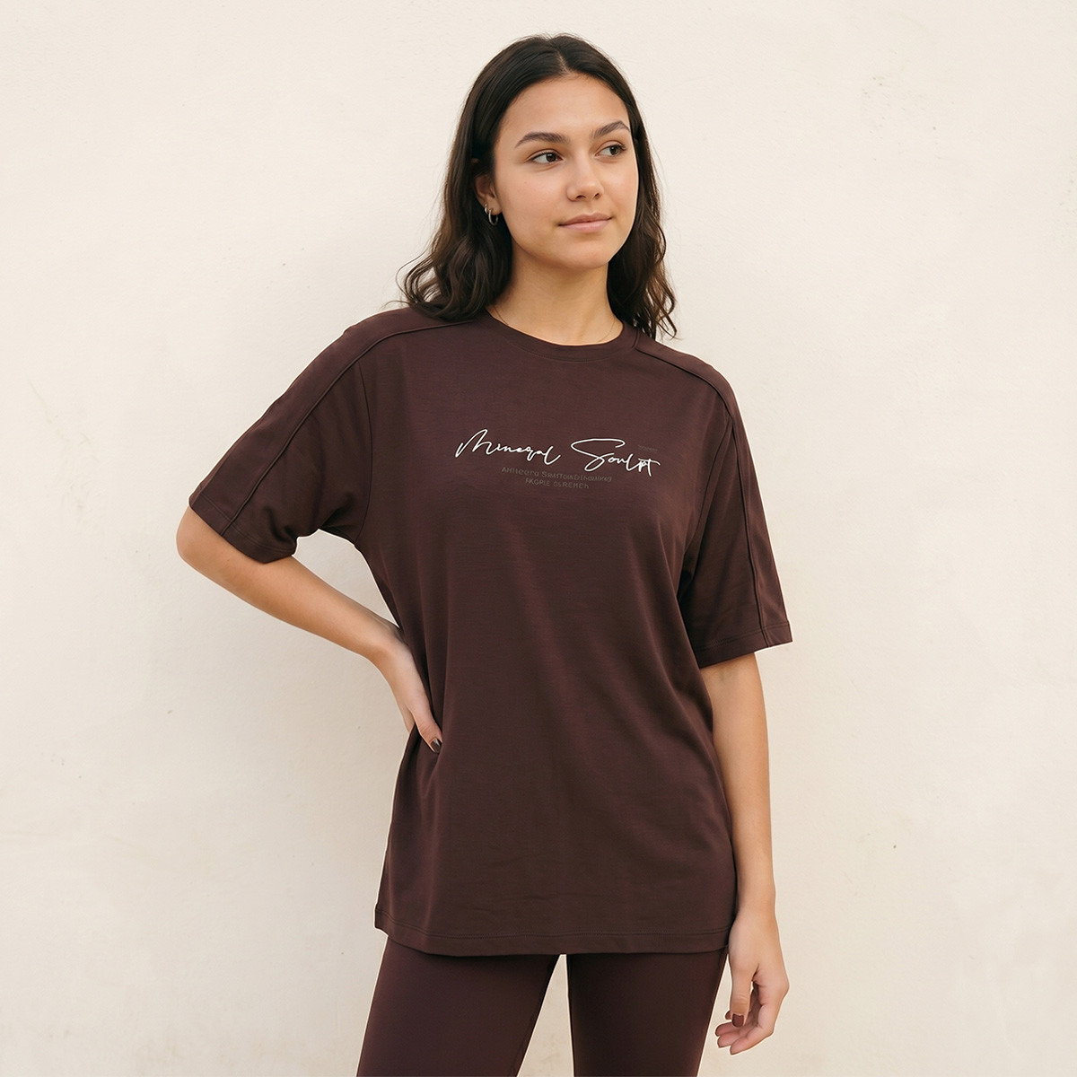 تيشيرت بطبعات قابل للتمدد في اتجاهين من كابا-sports-women-clothing-tshirtsandvests-image-1