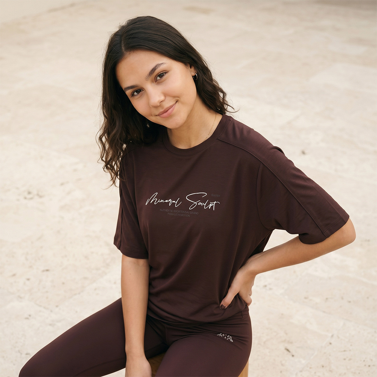 تيشيرت بطبعات قابل للتمدد في اتجاهين من كابا-sports-women-clothing-tshirtsandvests-image-5