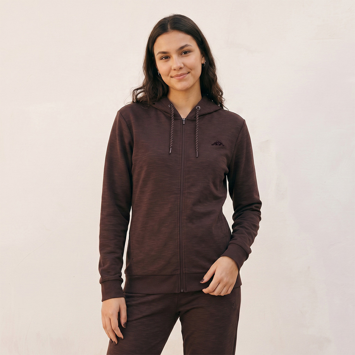 هودي بسحّاب من كابا-sports-women-clothing-hoodiesandsweatshirts-image-1