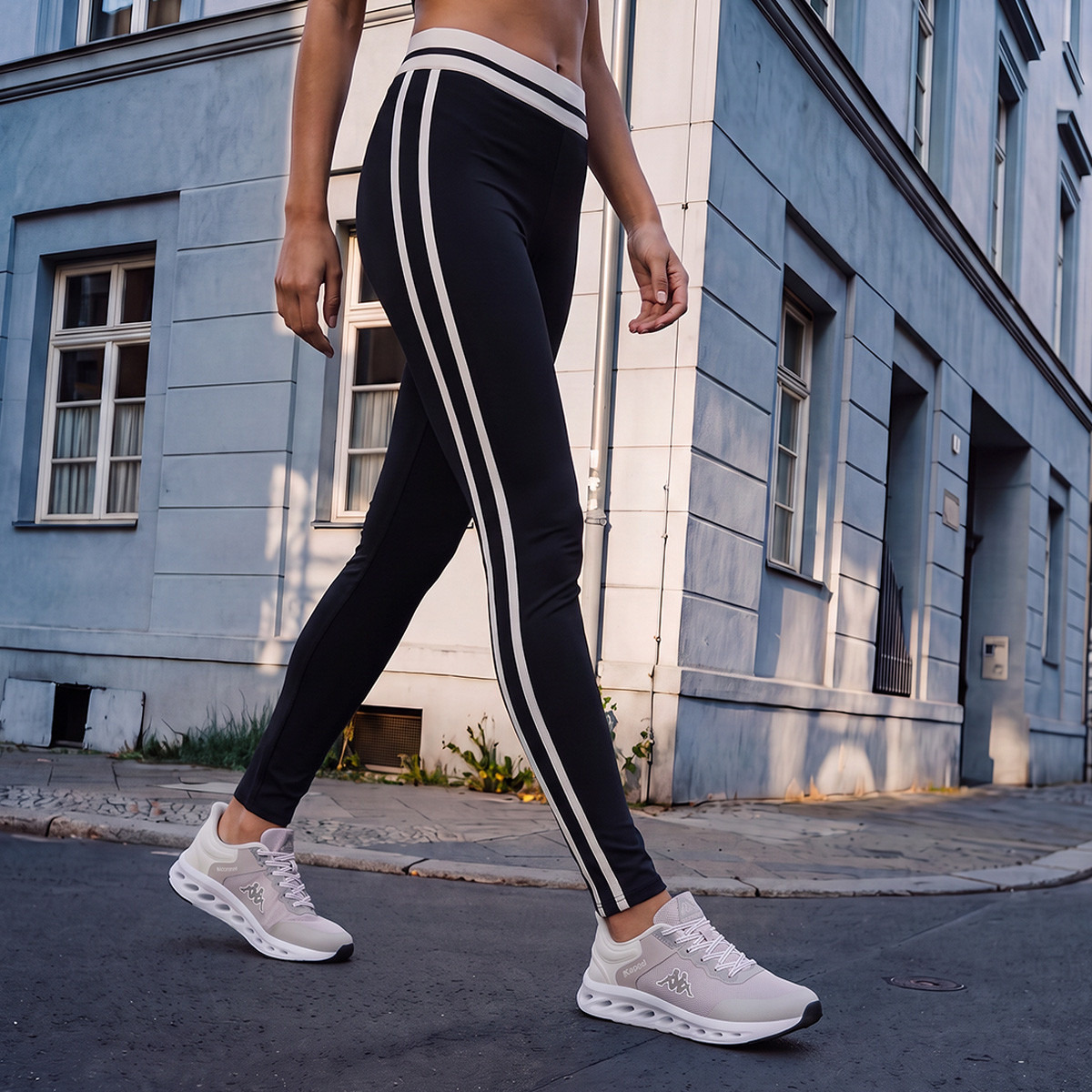 بنطلون ليقنز بمرونة ثنائية الاتجاه من كابا-women-clothing-sportswearandactivewear-bottoms-leggings-image-1