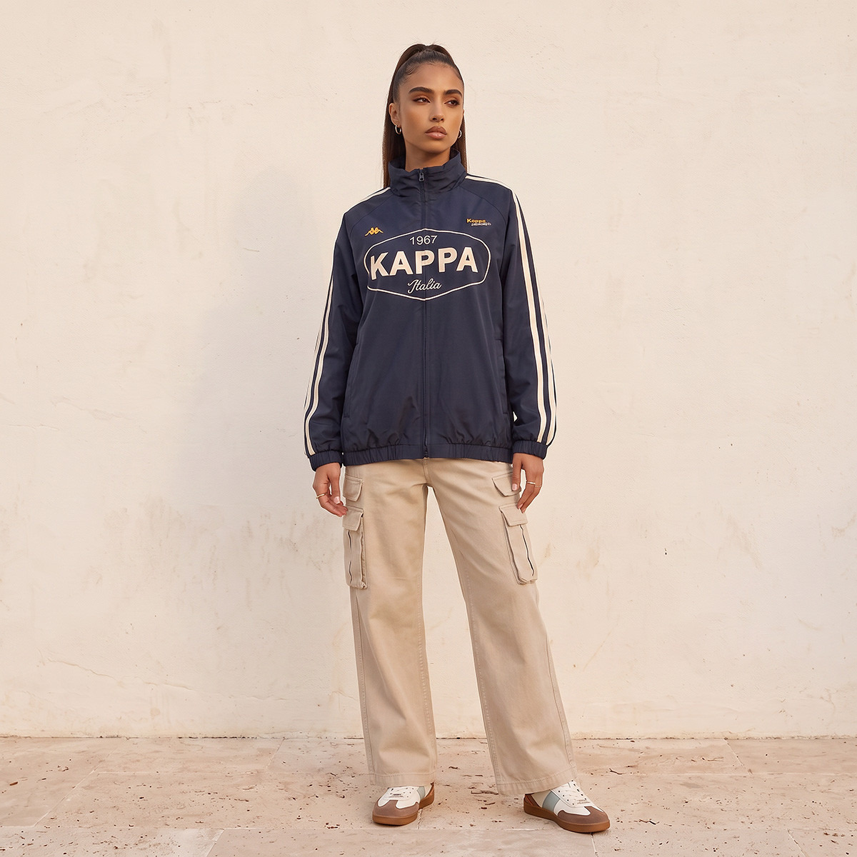 Kappa Zip Through Jacket-sports-women-clothing-coatsandjackets-jackets-image-3