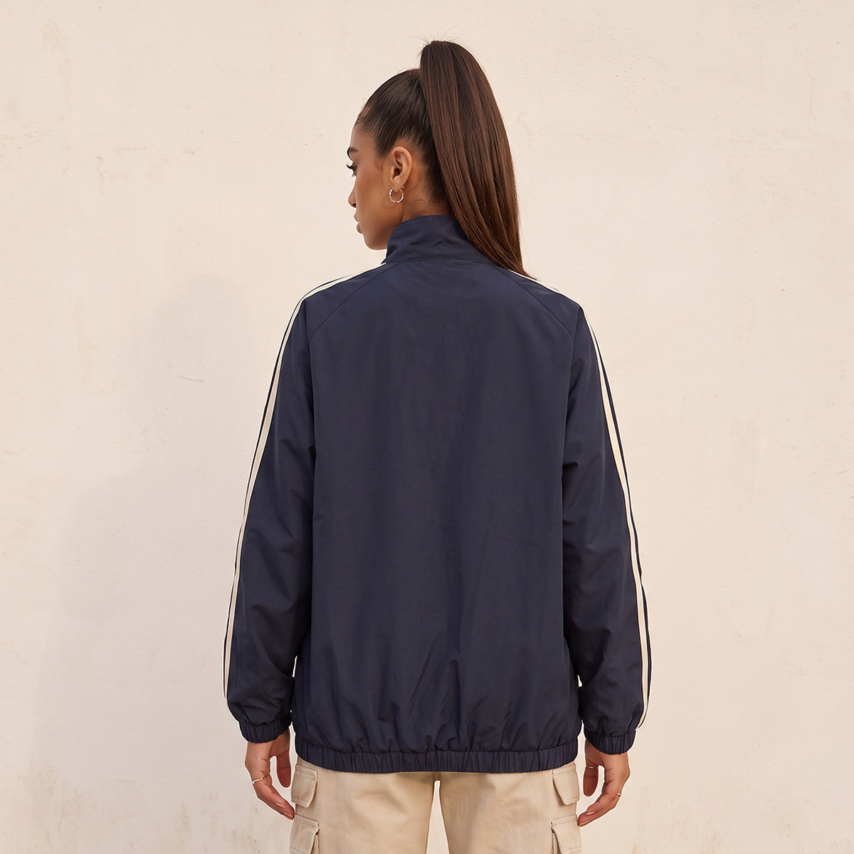 Kappa Zip Through Jacket-sports-women-clothing-coatsandjackets-jackets-image-4