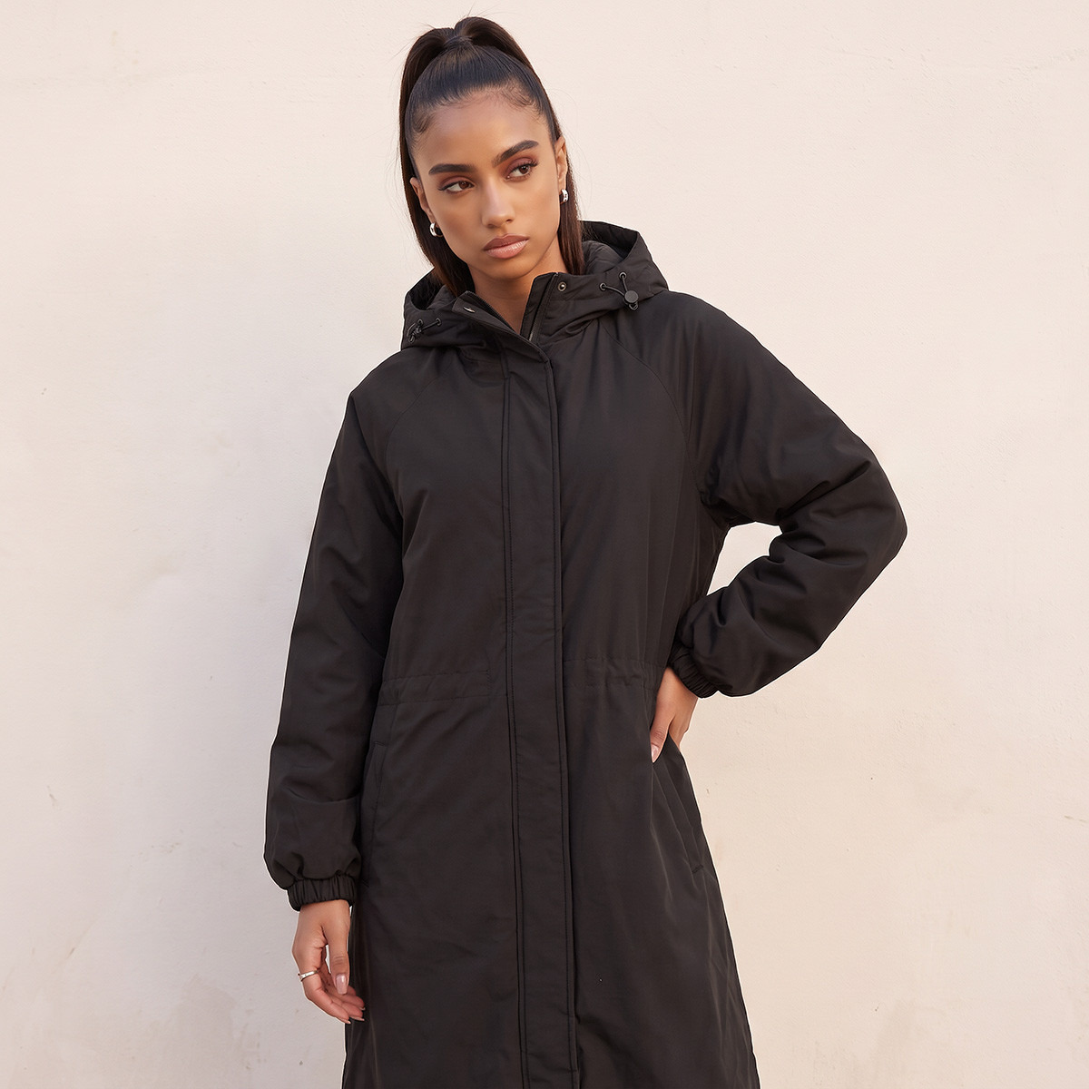 Kappa Hooded Long Coat-women-winterwear-coatsandjackets-coats-image-2