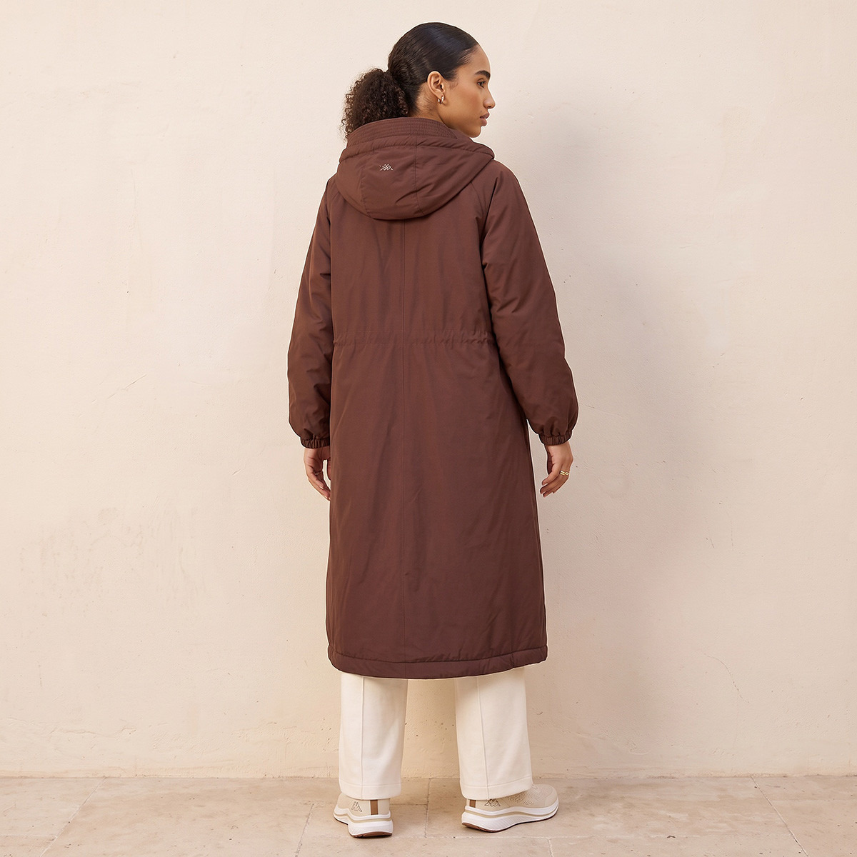 معطف طويل بغطاء رأس من كابا-women-winterwear-coatsandjackets-coats-image-4