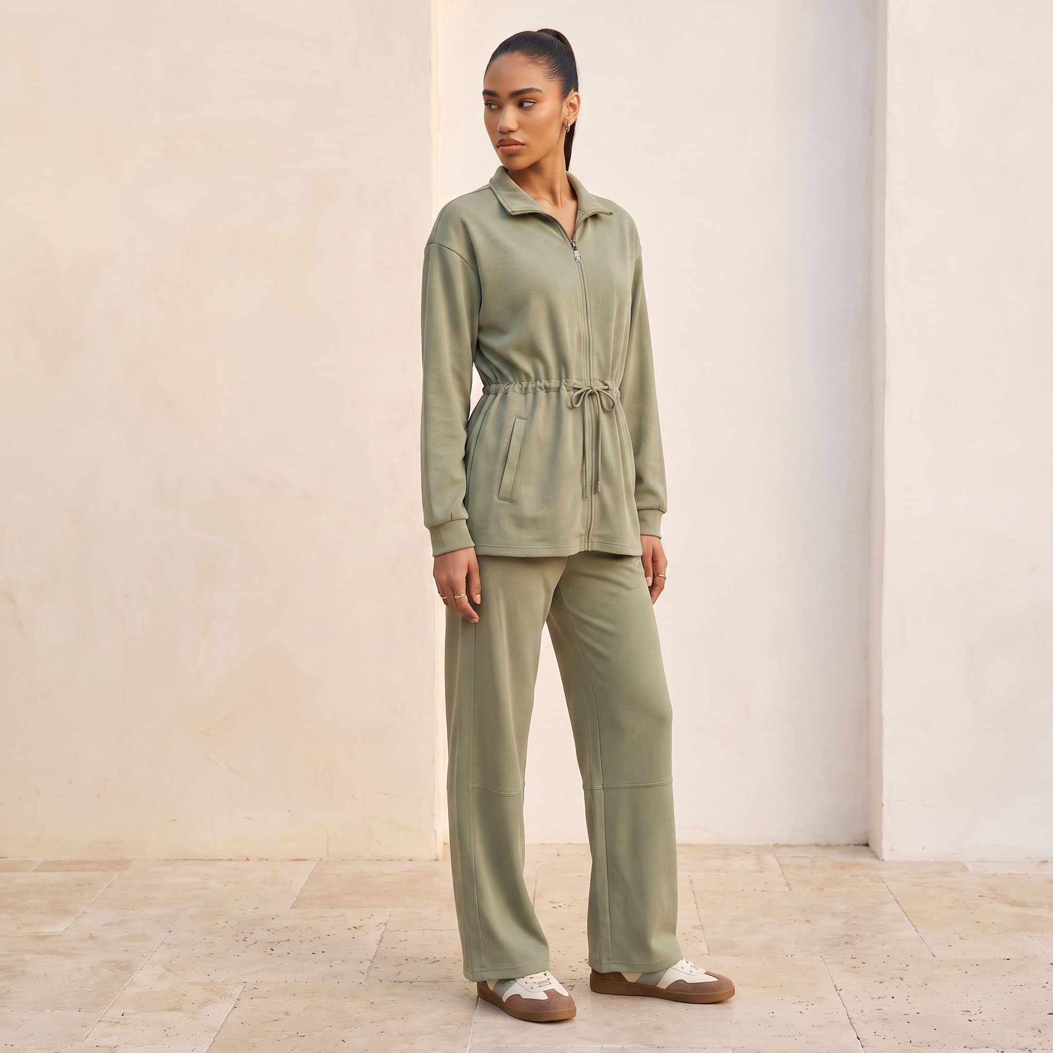 Kappa Jacket with Drawstring Waist-sports-women-clothing-coatsandjackets-jackets-image-3