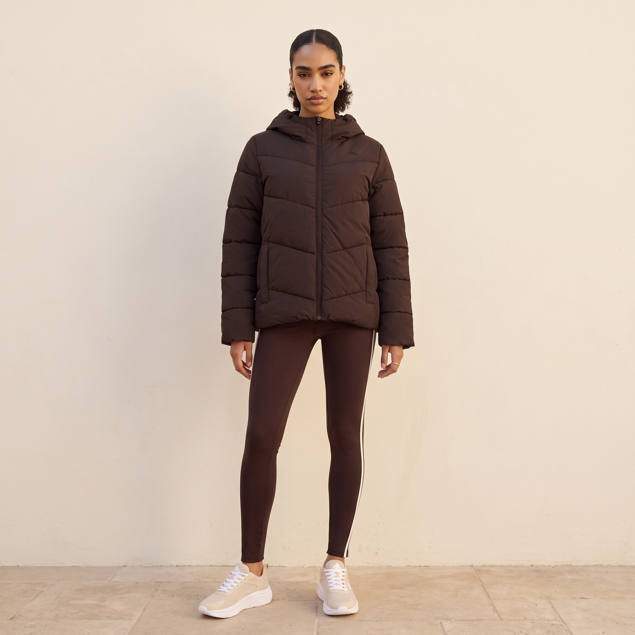 Kappa Quilted 2-Way Stretch Hooded Jacket-women-winterwear-coatsandjackets-jackets-image-3