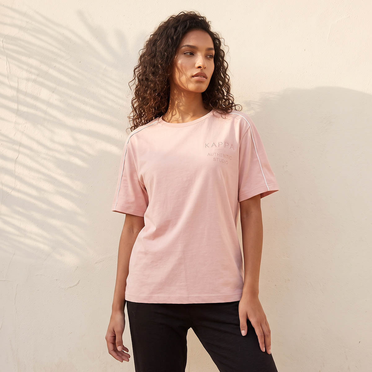 Kappa 2 Way Stretch T-shirt-sports-women-clothing-tshirtsandvests-image-1