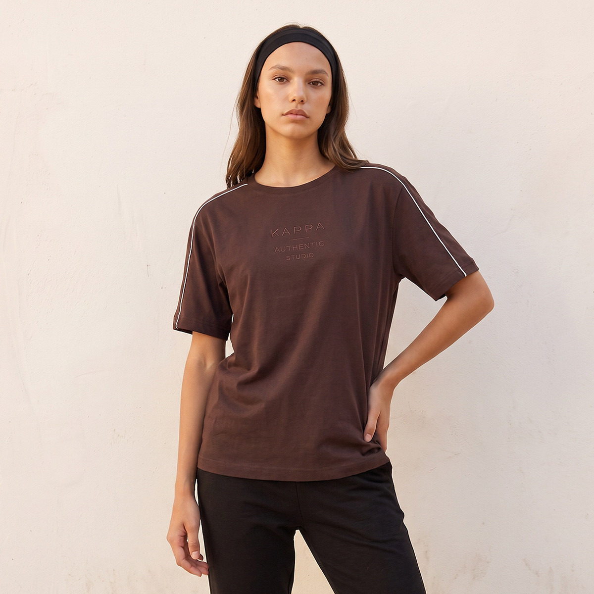 Kappa 2 Way Stretch T-shirt-sports-women-clothing-tshirtsandvests-image-1