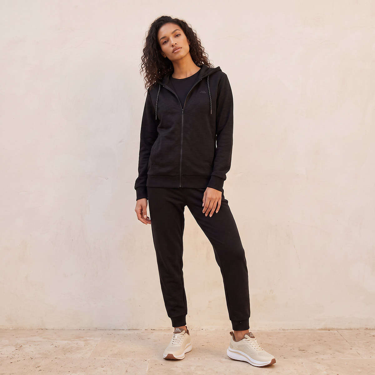 بنطلون رياضي مطاطي ثنائي الاتجاه من كابا-women-clothing-bottoms-joggers-image-2