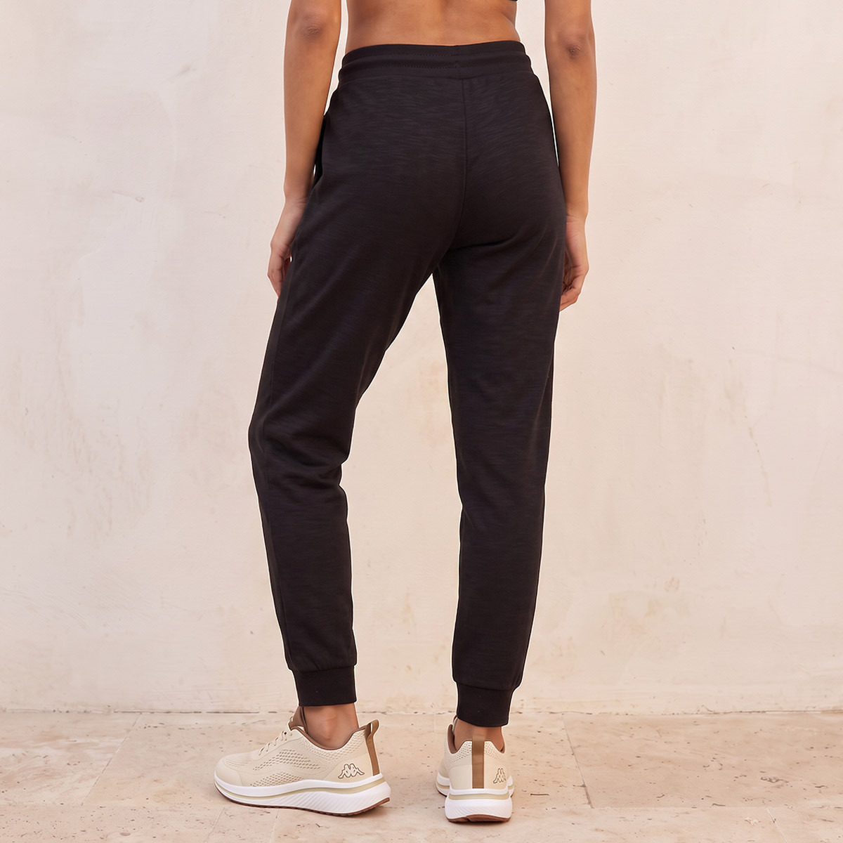 بنطلون رياضي مطاطي ثنائي الاتجاه من كابا-women-clothing-bottoms-joggers-image-3
