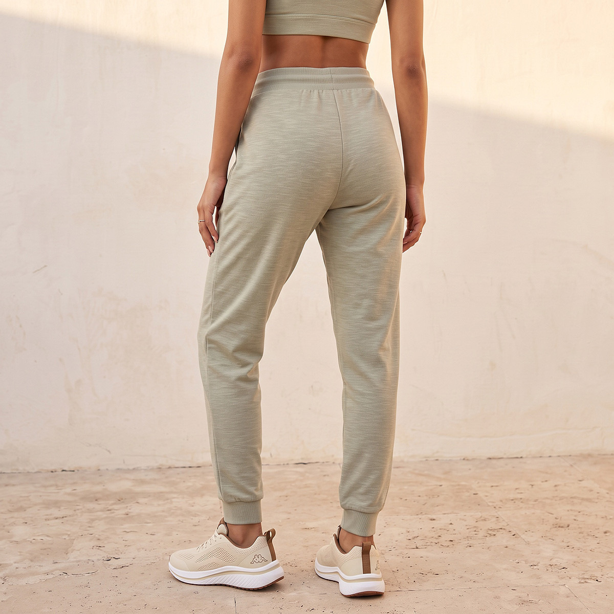 Kappa Textured 2-Way Stretch Joggers-women-clothing-bottoms-joggers-image-3
