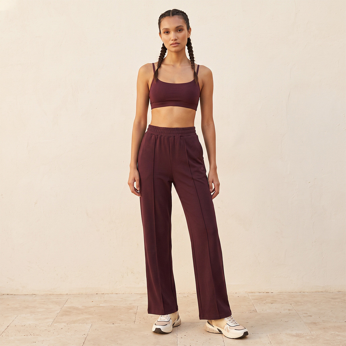 بنطلون رياضي قابل للتمدد في اتجاهين من كابا-women-clothing-bottoms-joggers-image-4