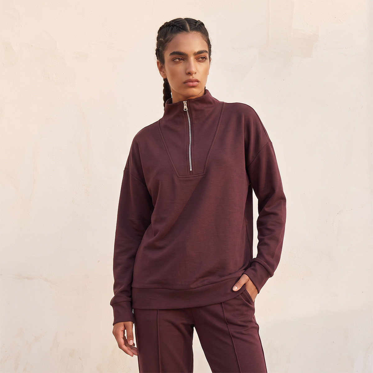 Kappa 2 Way Stretch Sweatshirt-women-clothing-hoodiesandsweatshirts-sweatshirts-image-1