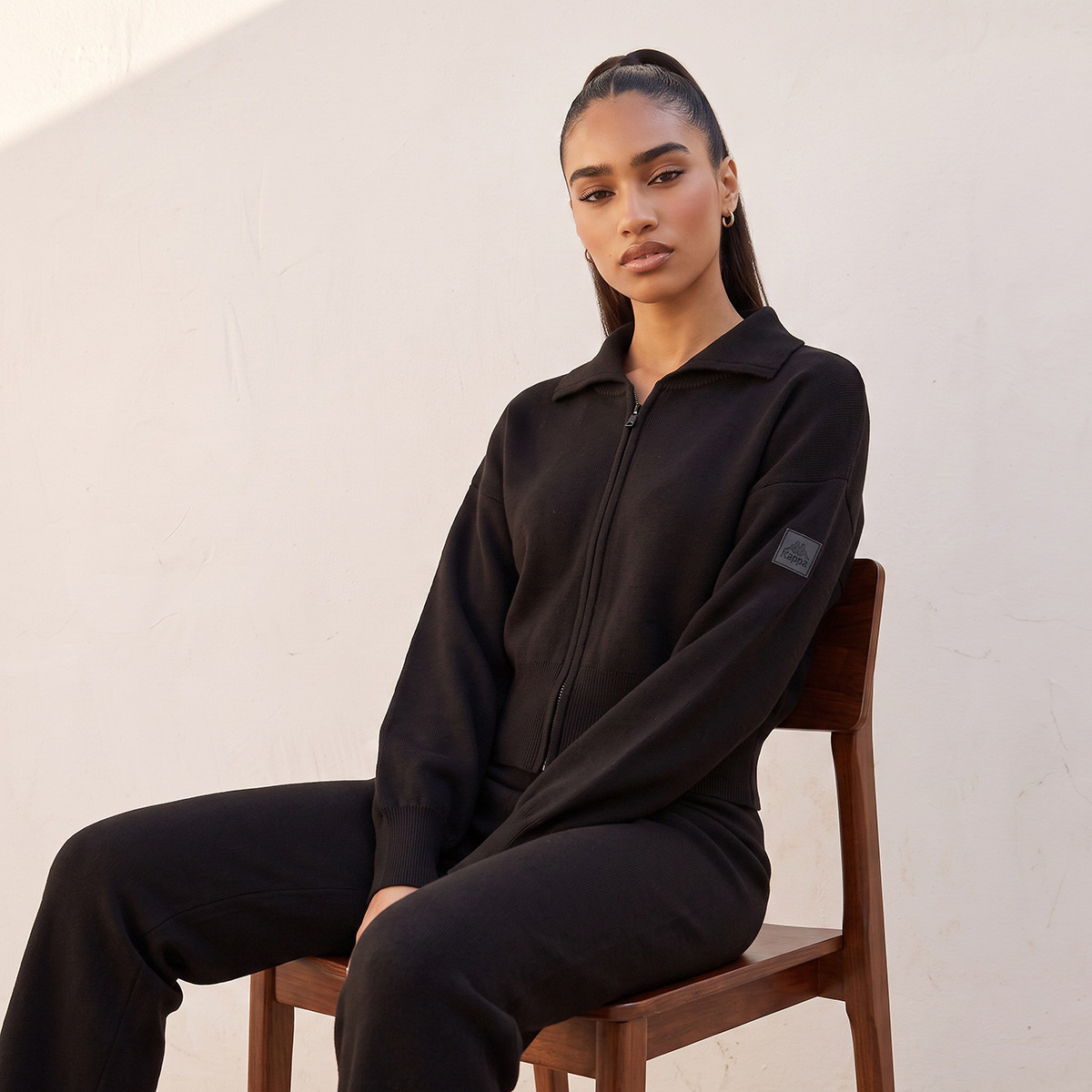 جاكيت بارز الملمس بسحاب إغلاق من كابا-sports-women-clothing-coatsandjackets-jackets-image-5