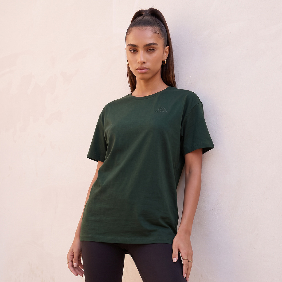 Kappa Cotton Logo T-shirt-sports-women-clothing-tshirtsandvests-image-1