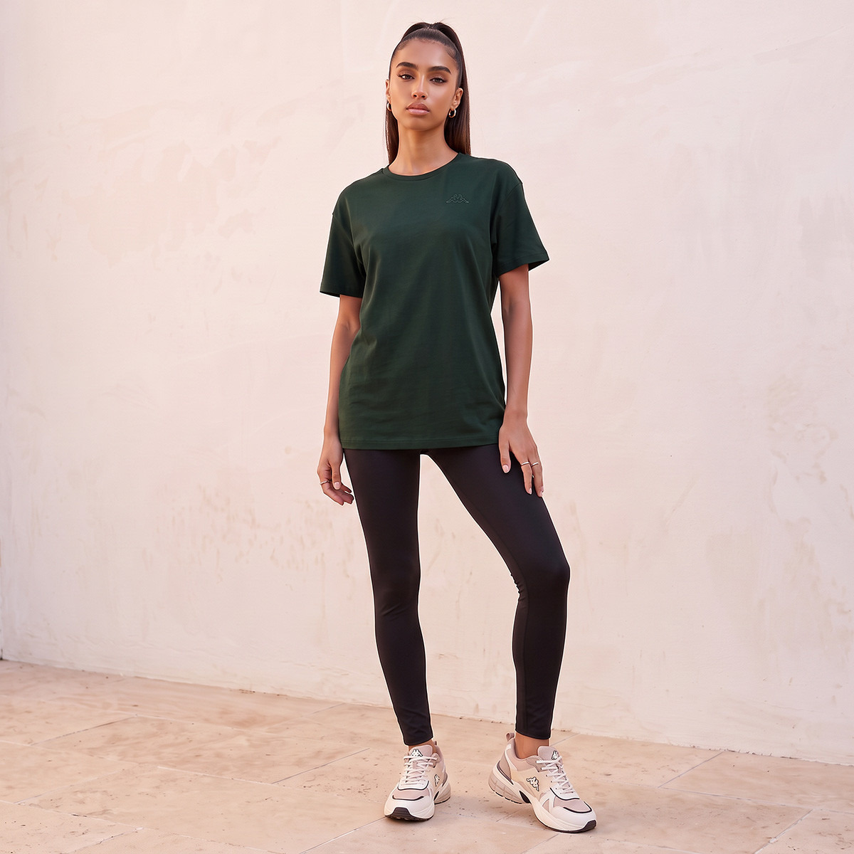 Kappa Cotton Logo T-shirt-sports-women-clothing-tshirtsandvests-image-2