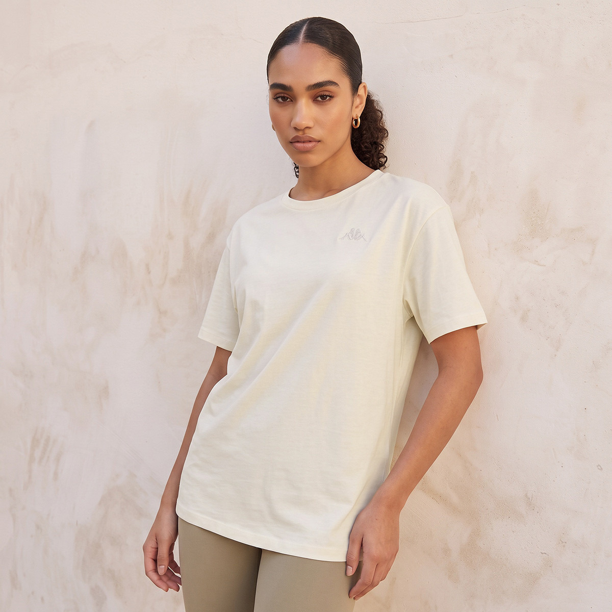 Kappa Cotton Logo T-shirt-sports-women-clothing-tshirtsandvests-image-1