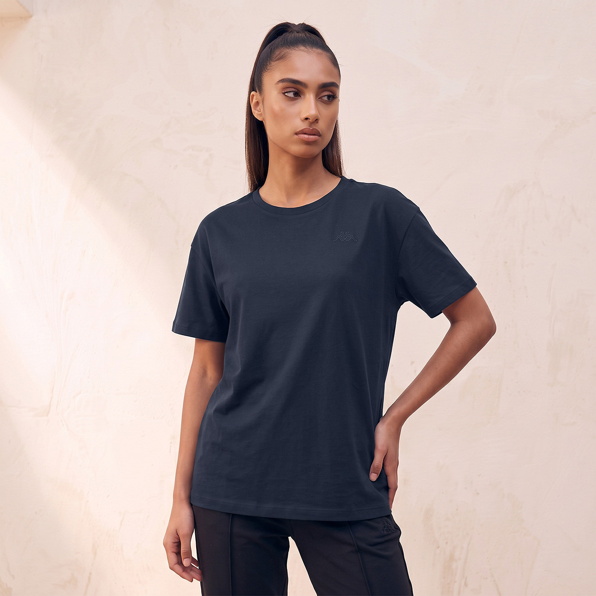 Kappa Cotton Logo T-shirt-sports-women-clothing-tshirtsandvests-image-1